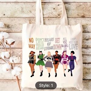 “Six” Inspired Canvas Tote Bag for Women Gift Sturdy Cotton Tote Bag